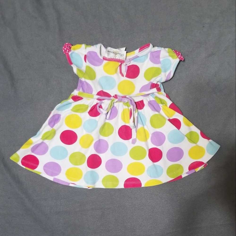 Rare Editions 2T Easter Bunny Polka Dot dress - Picture 4 of 6